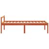 vidaXL Seniorenbett Wachsbraun 75x190 cm Massivholz Kiefer