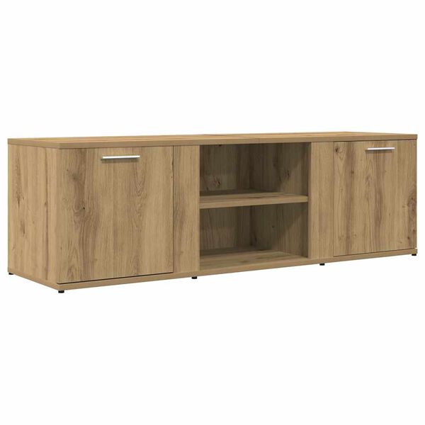 vidaXL TV-Schrank Artisan-Eiche 120x34x37 cm Holzwerkstoff