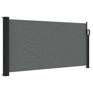 vidaXL Ausziehbare Seitenmarkise Anthrazit 100x300 cm