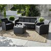 Keter Garden 2-Sitzer Sofa Rosalie Graphitgrau
