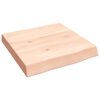 vidaXL Waschtischplatte 40x40x(2-6) cm Massivholz Unbehandelt