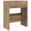 vidaXL DJ Tisch Artisan-Eiche 102 x 45 x 102 cm Holzwerkstoff