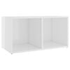 vidaXL TV-Schrank Hochglanz-Wei&szlig; 72x35x36,5 cm Holzwerkstoff