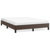 vidaXL Bettgestell Braun 140x200 cm Kunstleder