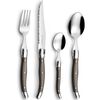 Lou Laguiole 24-tlg. Besteck-Set Tradition Pfeffer