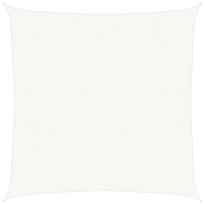 vidaXL Sonnensegel 160 g/m&sup2; Wei&szlig; 7x7 m HDPE