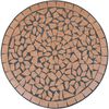 vidaXL Bistrotisch Terrakotta-Rot 60 cm Mosaik