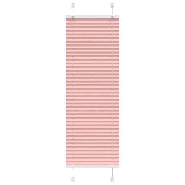 vidaXL Plissee Rosa 45x100 cm Stoffbreite 44,4 cm Polyester