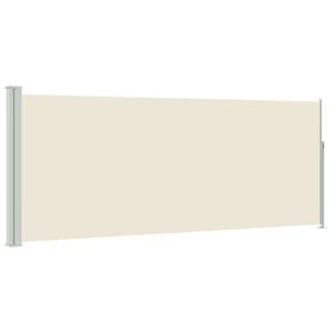 vidaXL Ausziehbare Seitenmarkise 117&times;314 cm Creme