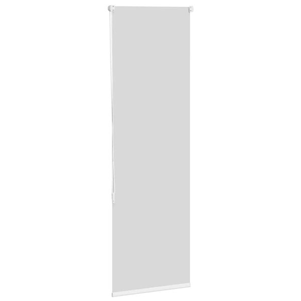 vidaXL Verdunkelungsrollo Wei&szlig; 50x130cm Stoffbreite 45,7 cm Polyester