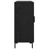 vidaXL Sideboard Schwarz Eichen-Optik 90 x 34 x 80 cm Holzwerkstoff