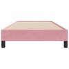 vidaXL Boxspringbett ohne Matratze Rosa 90x210 cm Samt