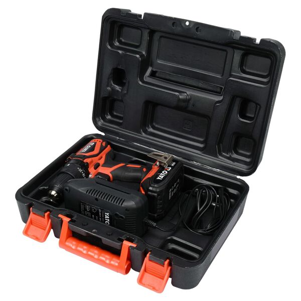 YATO B&uuml;rstenloser Bohrschrauber mit 2,0Ah Li-Ion Akku 18V 42Nm