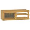 vidaXL Wand-Badschrank 90x40x30 cm Massivholz Teak