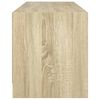 vidaXL TV-Schrank mit Glast&uuml;ren Sonoma-Eiche 102x37x42 cm