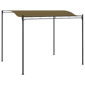 vidaXL Pavillon 3x2,4 m Taupe 180 g/m&sup2;