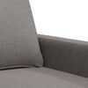 vidaXL 2-Sitzer-Sofa Taupe 120 cm Stoff