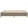 vidaXL Boxspringbettgestell Taupe 180x200 cm Stoff