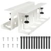 vidaXL Unter dem Schreibtisch Kabelmanagement Tray 2 pcs Wei&szlig;