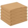 vidaXL Tischdecke 5 stk. Rechteckig Beige 140 x 140 cm Polyester