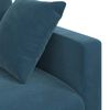 vidaXL Sofa 2 pcs Blau Gesamtabmessungen: 198 x 78 x 80 cm (B x T x H)