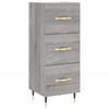 vidaXL Sideboard Grau Sonoma 34,5x34x90 cm Holzwerkstoff