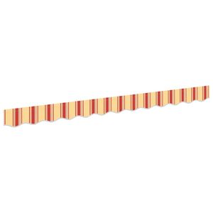 vidaXL Markisensch&uuml;rzen-Ersatz Gelb und Orange 230 x 20 cm Polyester