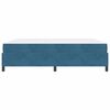vidaXL Bettrahmen mit Matratze Dunkelblau 180 x 200 cm Stoff