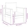 vidaXL 3-tlg. Garten-Sofagarnitur mit Kissen Massivholz Akazie