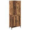vidaXL Highboard Altholz 69,5 x 34 x 180 cm Holzwerkstoff