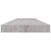 vidaXL Schweberegale 4 Stk. Betongrau 120x23,5x3,8 cm MDF