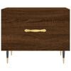 vidaXL Couchtisch Braun Eichen-Optik 50x50x40 cm Holzwerkstoff