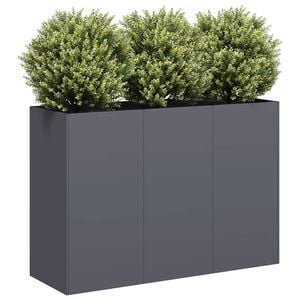 vidaXL Pflanzk&uuml;bel Anthrazit 120x40x80 cm Kaltgewalzter Stahl