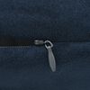 vidaXL Kissenbezüge 4 Stk. 80x80 cm Polyester Wildleder-Optik Navy