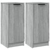 vidaXL Sideboards 2 Stk. Grau Sonoma 30x30x70 cm Holzwerkstoff