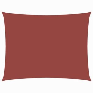vidaXL Sonnensegel Oxford-Gewebe Rechteckig 3x5 m Terrakotta-Rot