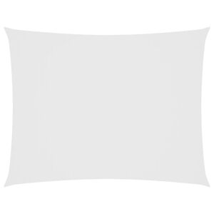 vidaXL Sonnensegel Oxford-Gewebe Rechteckig 3x4 m Wei&szlig;