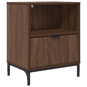vidaXL Nachttisch Braun Eichen-Optik 49 x 36 x 61 cm Holzwerkstoff