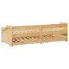 vidaXL Tagesbett Ausziehbar ohne Matratze IRUN 90x200cm