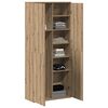 vidaXL Highboard Eiche handwerklich 80 x 35 x 180 cm Holzwerkstoff