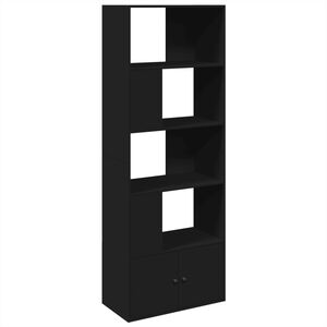 vidaXL B&uuml;cherregal Schwarz 70x36x189 cm Holzwerkstoff