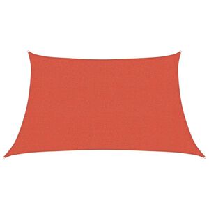 vidaXL Sonnensegel 160 g/m&sup2; Terrakottarot 3/4x2 m HDPE