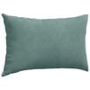 vidaXL Sofakissen 2 St&uuml;ck Meergr&uuml;n 50 x 30 cm Cordstoff