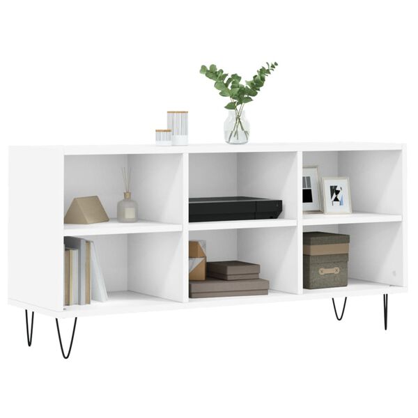 vidaXL TV-Schrank Wei&szlig; 103,5x30x50 cm Holzwerkstoff