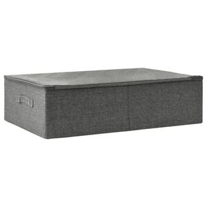 vidaXL Aufbewahrungsbox Stoff 70x40x18 cm Anthrazit