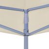 vidaXL Partyzelt-Dach 4,5x3 m Creme 270 g/m²