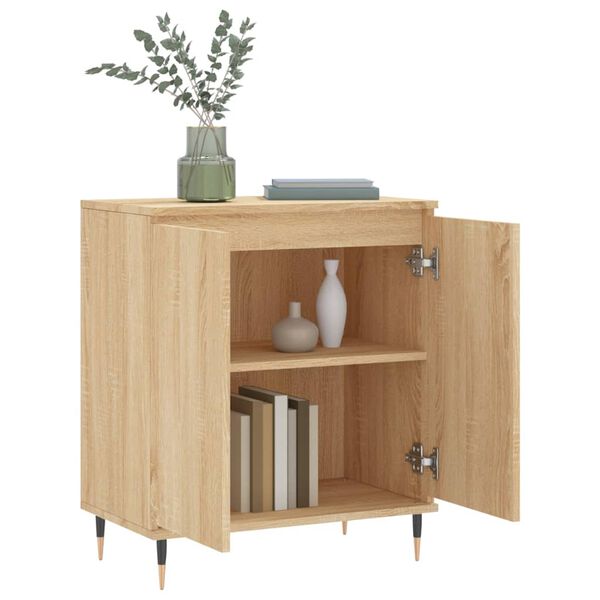 vidaXL Sideboard Sonoma-Eiche 60x35x70 cm Holzwerkstoff