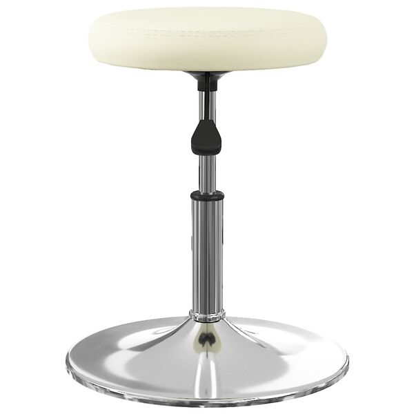 vidaXL Barhocker Creme Kunstleder