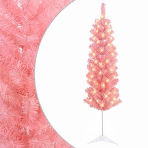 vidaXL K&uuml;nstlicher schlanker Weihnachtsbaum 120 cm 150 LEDs