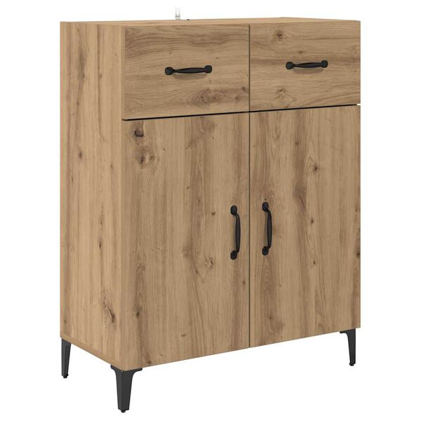 vidaXL Sideboard Artisan-Eiche 69,5 x 34 x 90 cm Holzwerkstoff